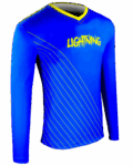 Long Sleeve V Neck Compression Tee 2