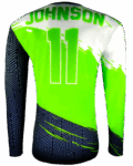 LONG SLEEVE Single Ply REVERSIBLE V Neck Compression Shirt 5