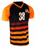 Short Sleeve V Neck Soccer Jersey 2