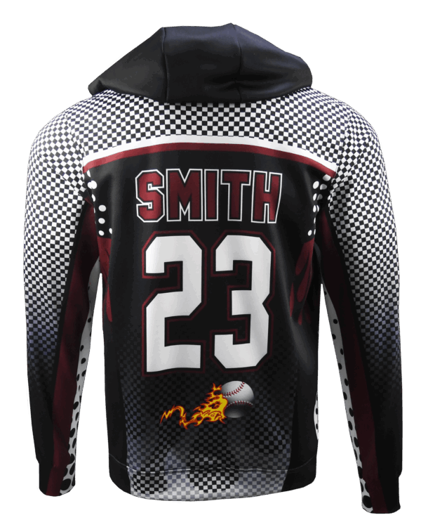 RSPFH13NEOPRENEBACK.png Performance QUARTER zip Hoodie w/ Sleeve Cuffs 2