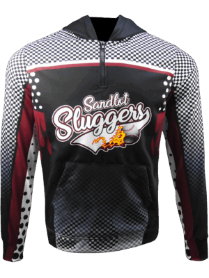 Performance QUARTER zip Hoodie w/ Sleeve Cuffs