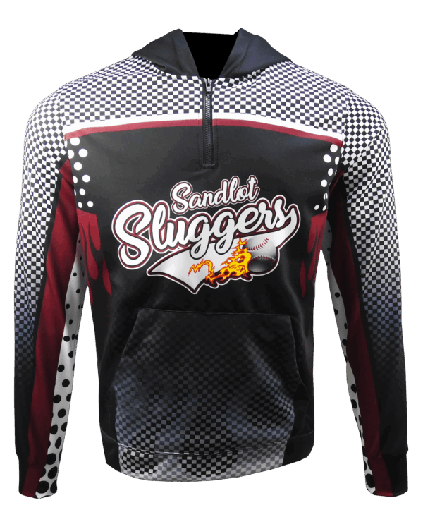 Performance QUARTER zip Hoodie w/ Sleeve Cuffs