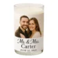 wedding candle holder with photo