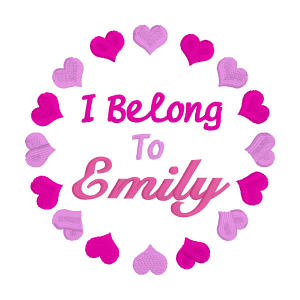 I belong to embroidery design