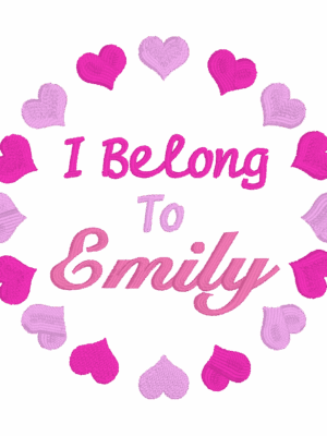 I belong to embroidery design
