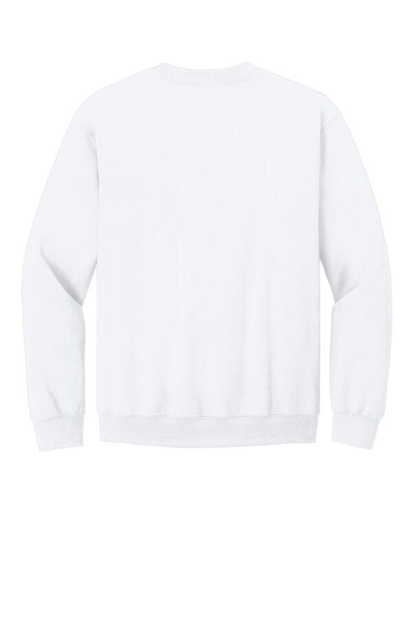 18000_white_flat_back 18000 — Gildan ® Heavy Blend Crewneck Sweatshirt. 18000 - White - backFlat