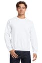 18000 — Gildan ®  Heavy Blend Crewneck Sweatshirt.  18000 - White - frontModel