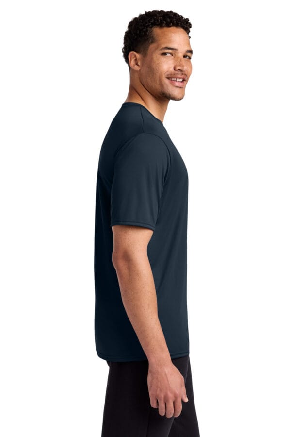 PC380_deepnavy_model_side Port & Co ™ Performance Tee - Deep Navy - sideModel