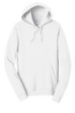 Port & Co ™ Fan Favorite Fleece Pullover Hooded Sweatshirt - White - frontFlat