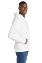 Port & Co ™ Fan Favorite Fleece Pullover Hooded Sweatshirt - White - sideModel
